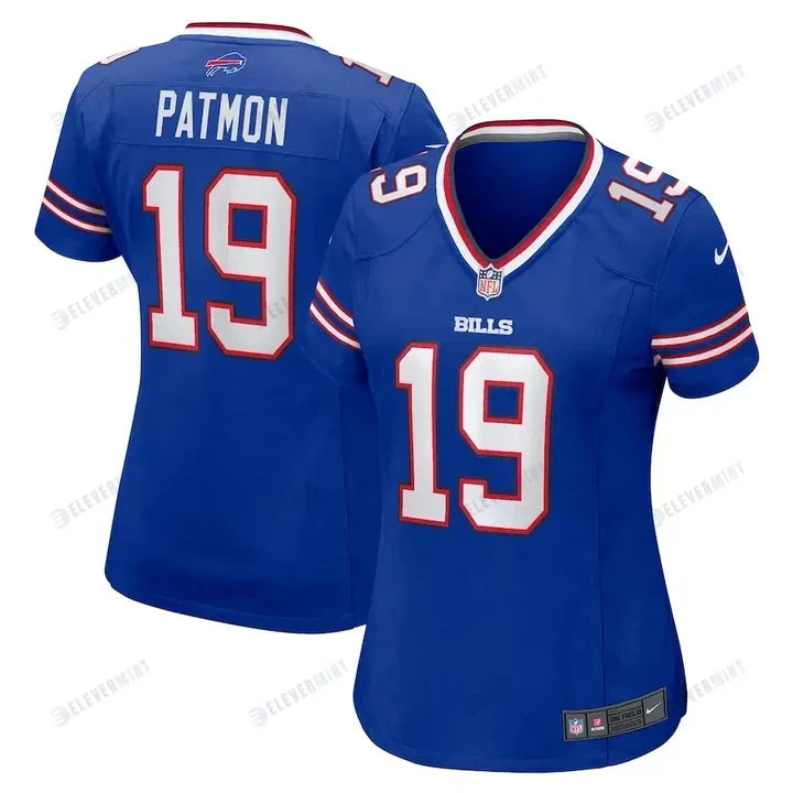 Dezmon Patmon 19 Buffalo Bills Women Game Jersey - Royal(S/No)