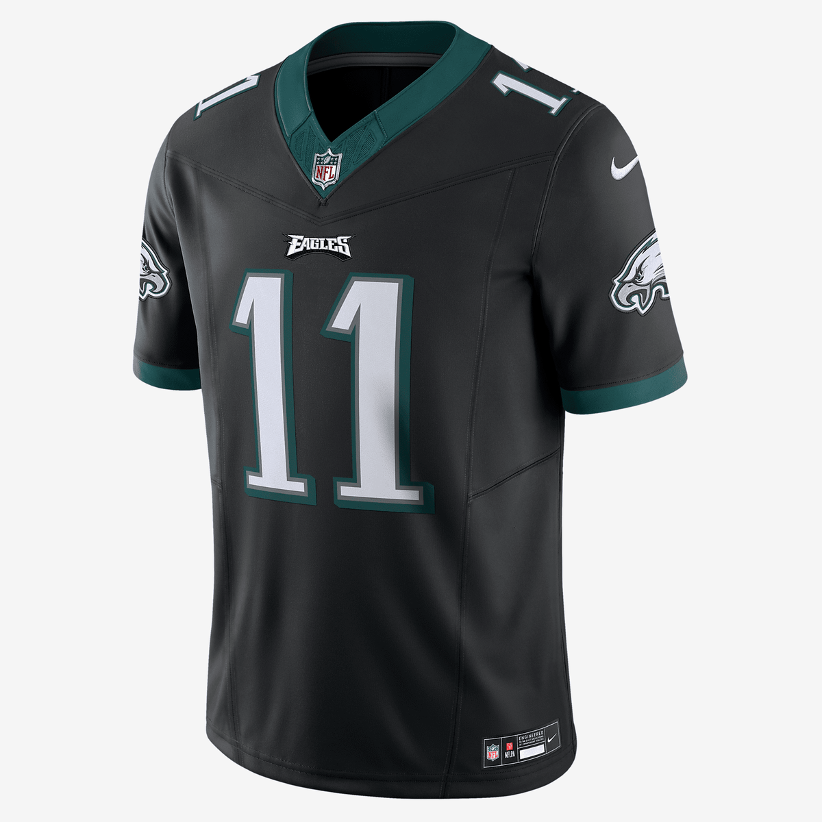 A.J. Brown Philadelphia Eagles Men's Nike Dri-FIT NFL Limited Football Jersey - Black(S)