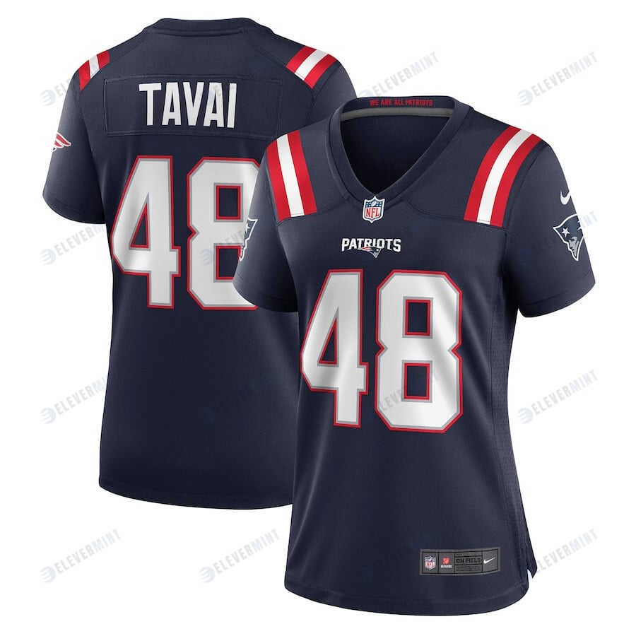 Jahlani Tavai 48 New England Patriots Women Game Jersey - Navy(S/No)