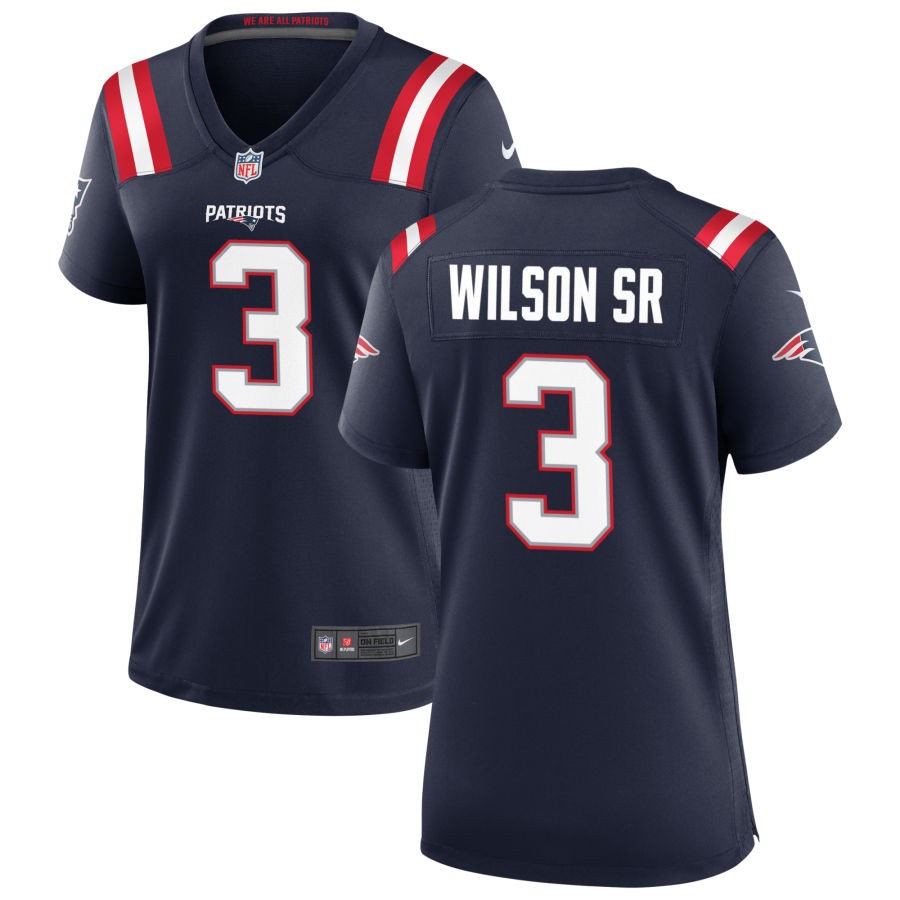 Mack Wilson Sr New England Patriots Nike Women's Game Jersey - Navy(S)