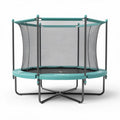 Round trampoline with safety enclosure net for outdoor use 200 x 200 x 230cm