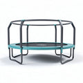 Round trampoline with safety enclosure 240 x 240 x 70cm in blue and black