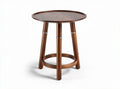 Wooden side table for living room and bedroom decor 30 x 30 x 45cm