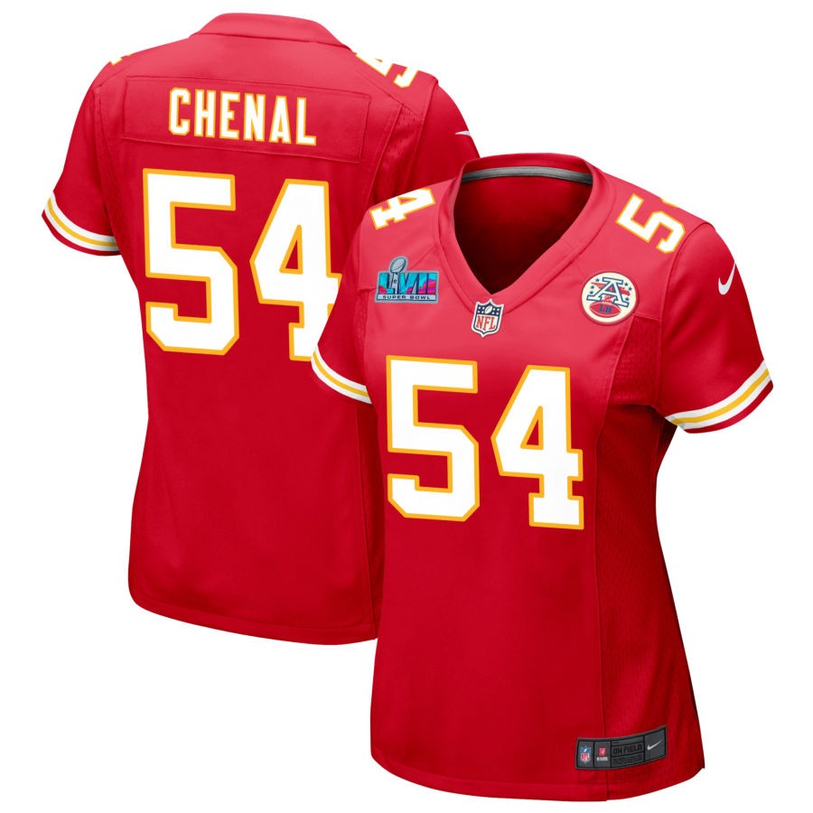 Leo Chenal Kansas City Chiefs Nike Women's Super Bowl LVII Game Jersey - Red(S)