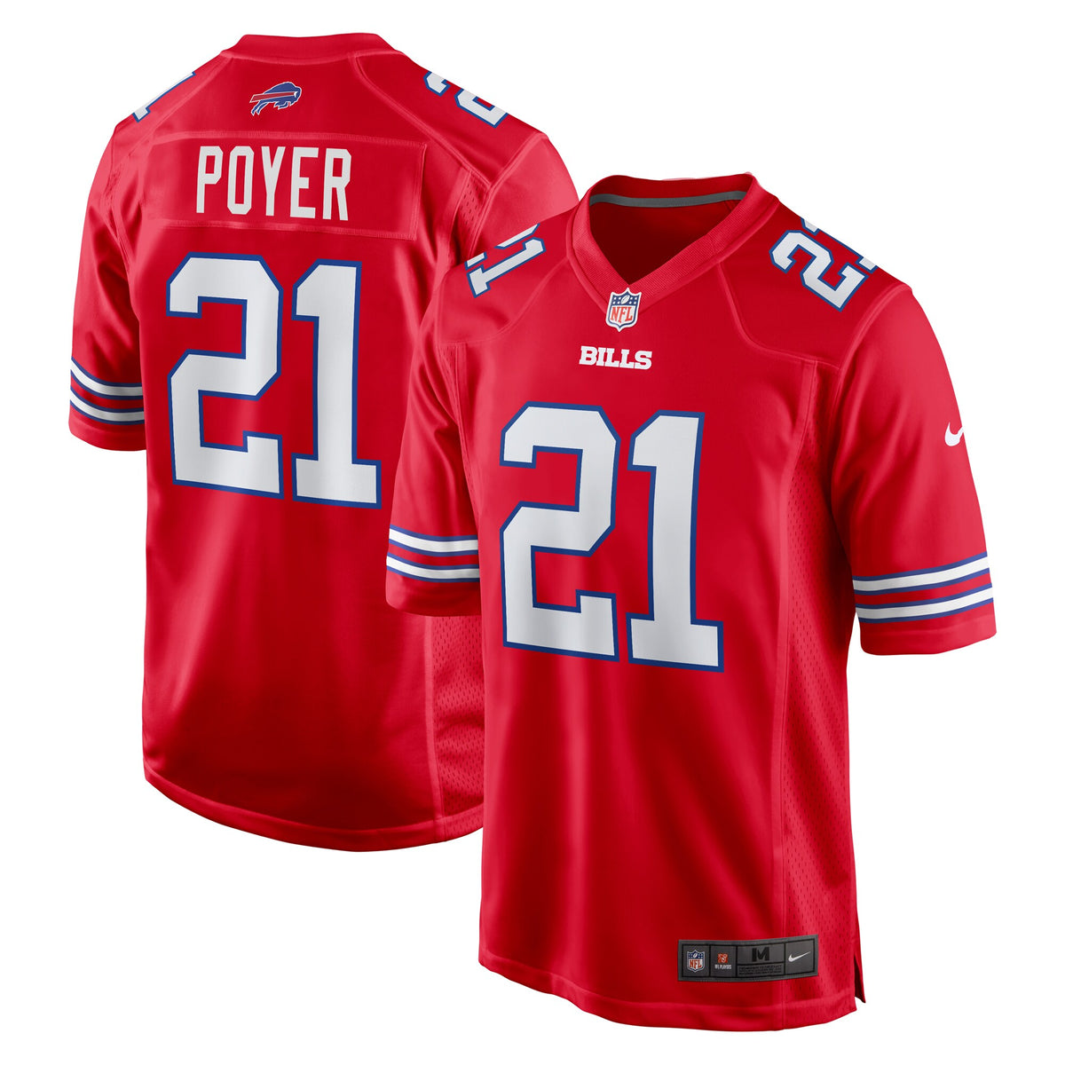 Jordan Poyer Buffalo Bills Nike Alternate Game Jersey - Red(S)