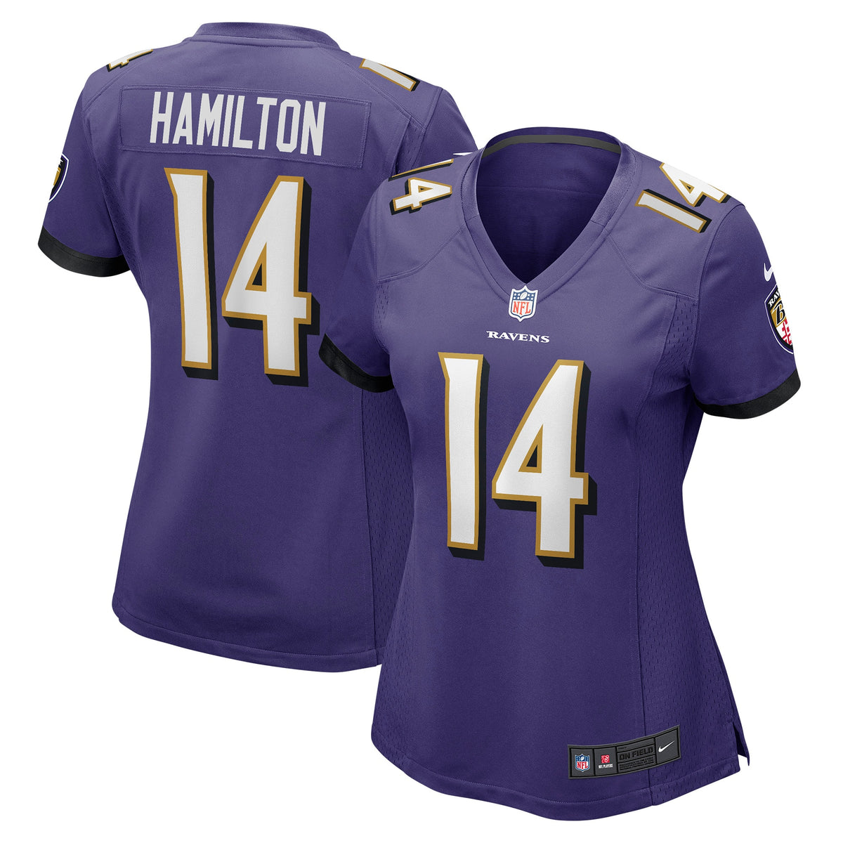 Kyle Hamilton Baltimore Ravens Nike Women's Player Game Jersey - Purple(S)