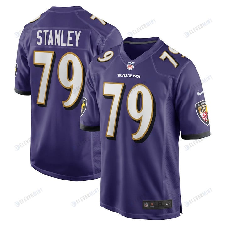 Ronnie Stanley 79 Baltimore Ravens Game Jersey - Purple(S/No)