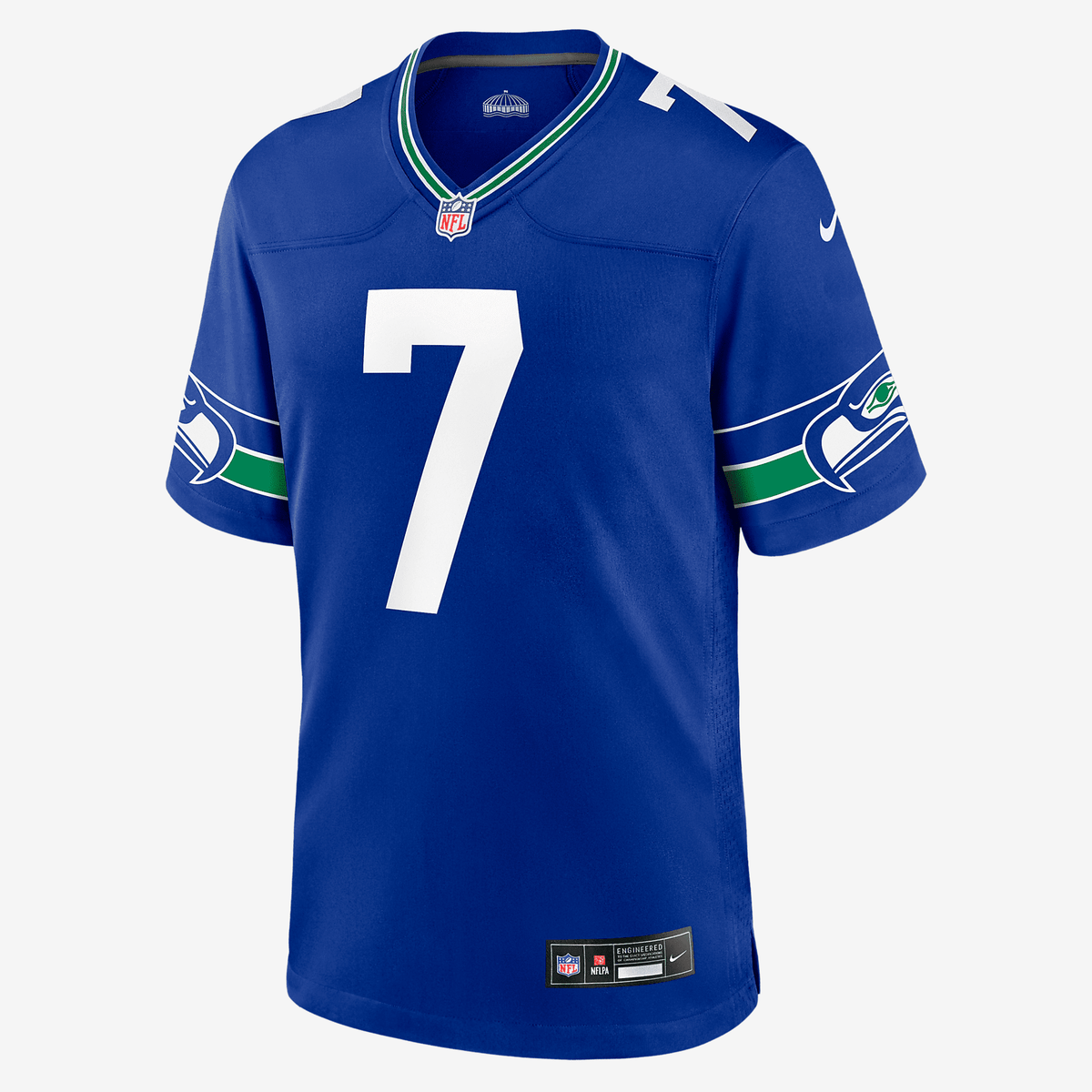 Geno Smith Seattle Seahawks Men's Nike NFL Game Football Jersey - Royal Blue(S)