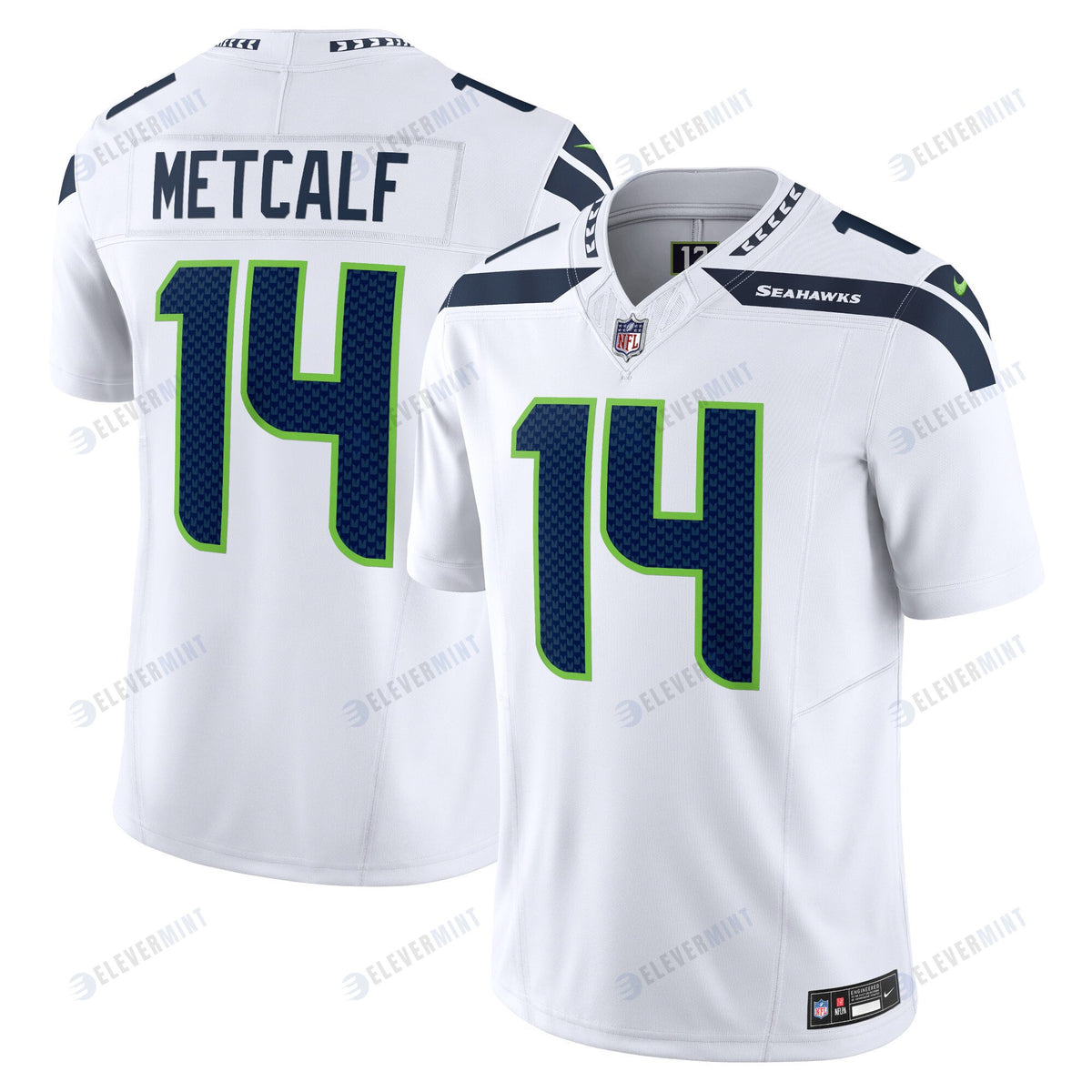 DK Metcalf 14 Seattle Seahawks Vapor F.U.S.E. Limited Jersey - White(S/No)