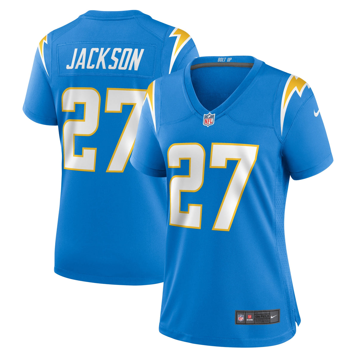 J.C. Jackson Los Angeles Chargers Nike Women's Game Jersey - Powder Blue(S)