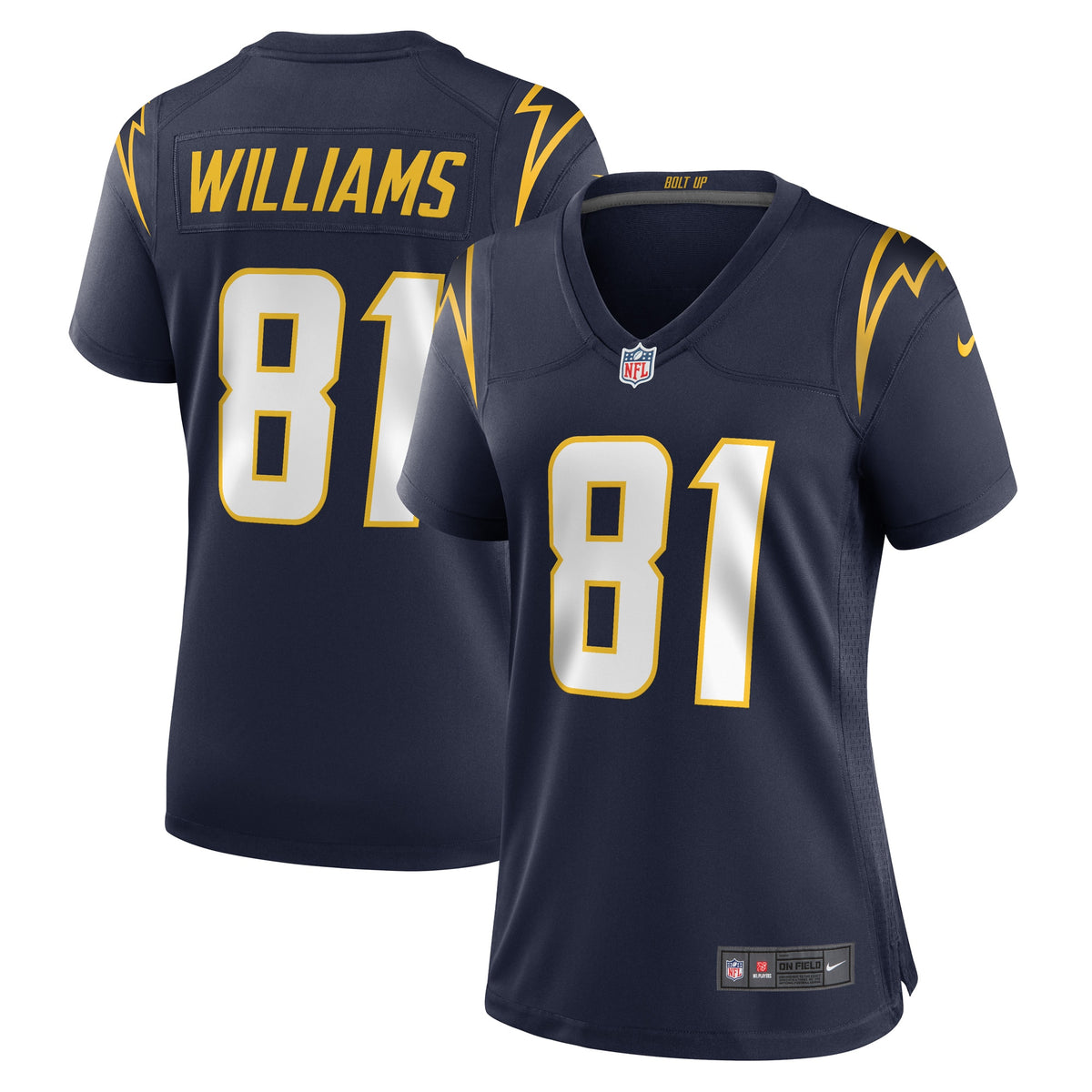 Mike Williams Los Angeles Chargers Nike Women's Alternate Team Game Jersey - Navy(S)