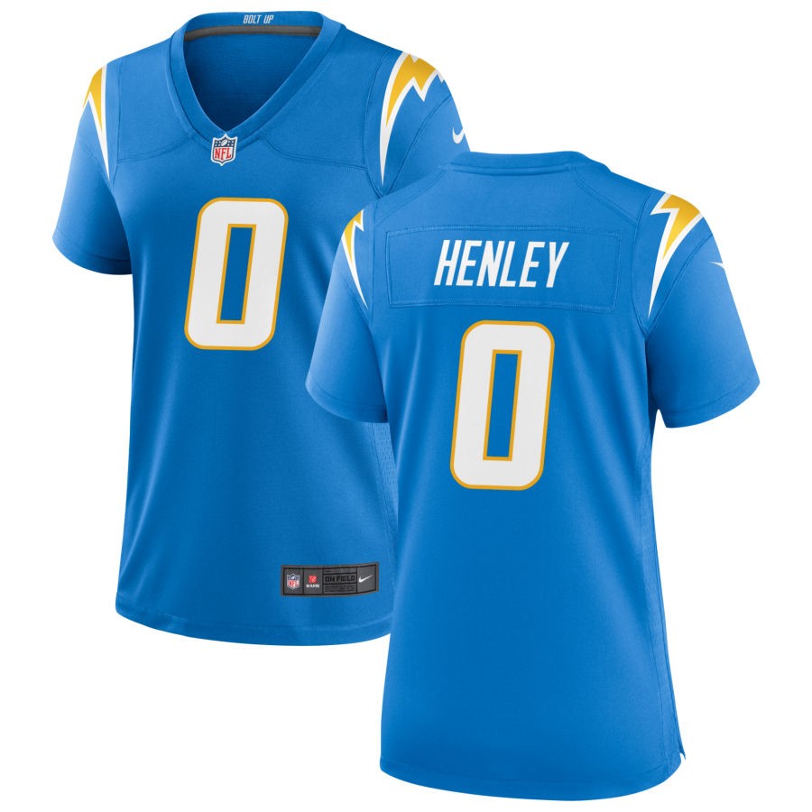Daiyan Henley Los Angeles Chargers Nike Women's Game Jersey - Powder Blue(S)
