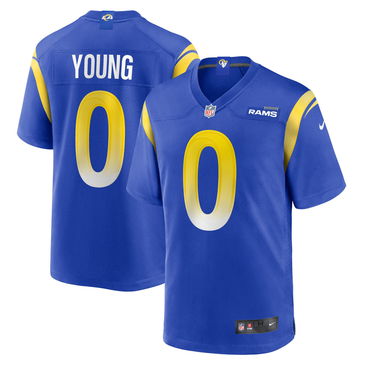 Byron Young Los Angeles Rams Nike Home Game Jersey - Royal(S)