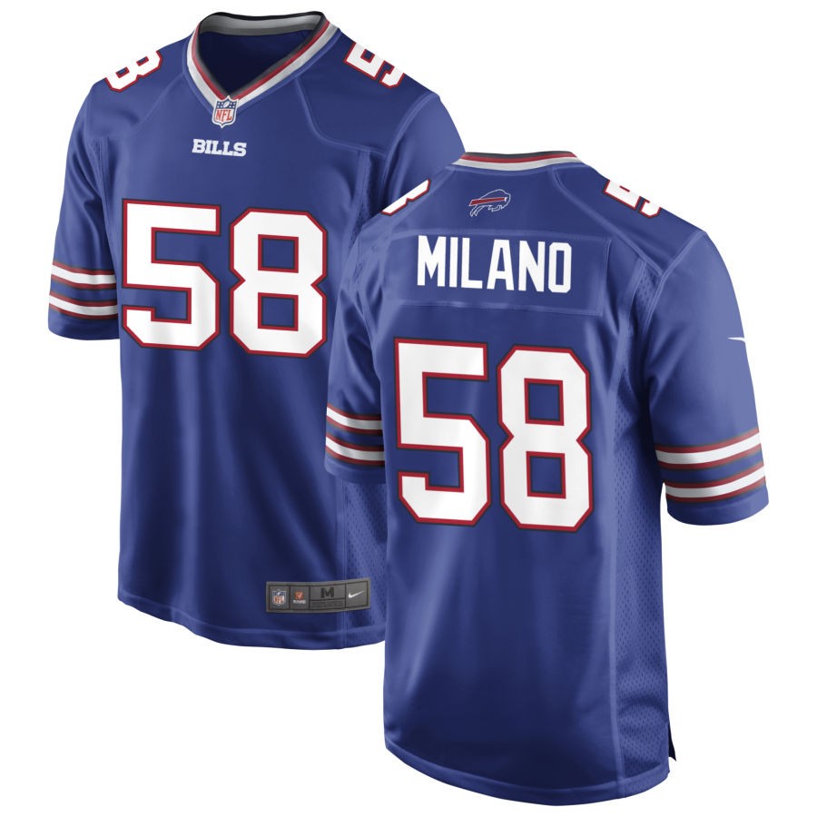 Matt Milano Buffalo Bills Nike Game Jersey - Royal(S)