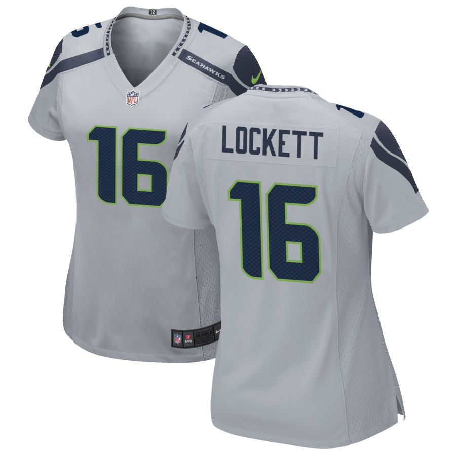 Tyler Lockett Seattle Seahawks Nike Women's Alternate Game Jersey - Gray(S)