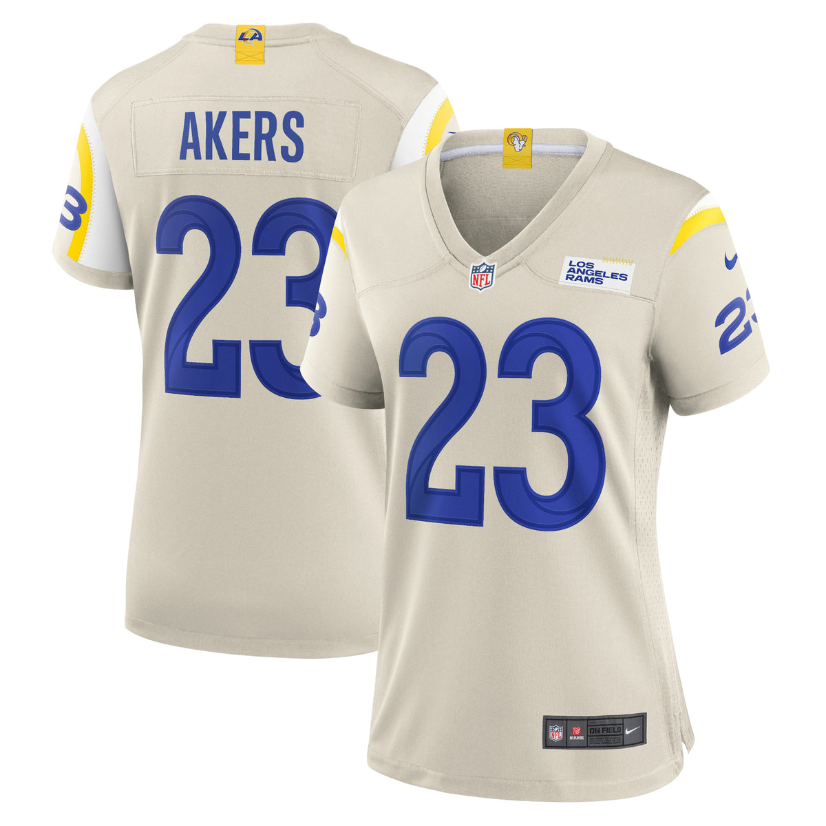 Cam Akers Los Angeles Rams Nike Women's Game Jersey - Bone(S)