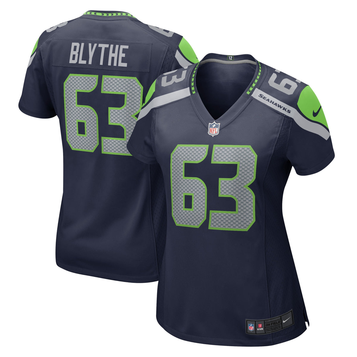 Austin Blythe Seattle Seahawks Nike Women's Game Jersey - College Navy(S)