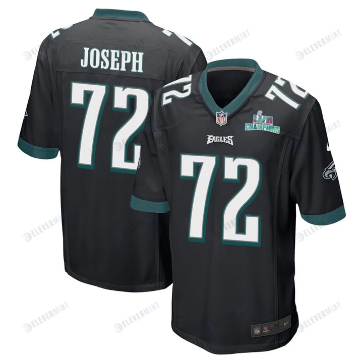 Linval Joseph 72 Philadelphia Eagles Super Bowl LVII Champions Men Game Jersey - Black(S/No)