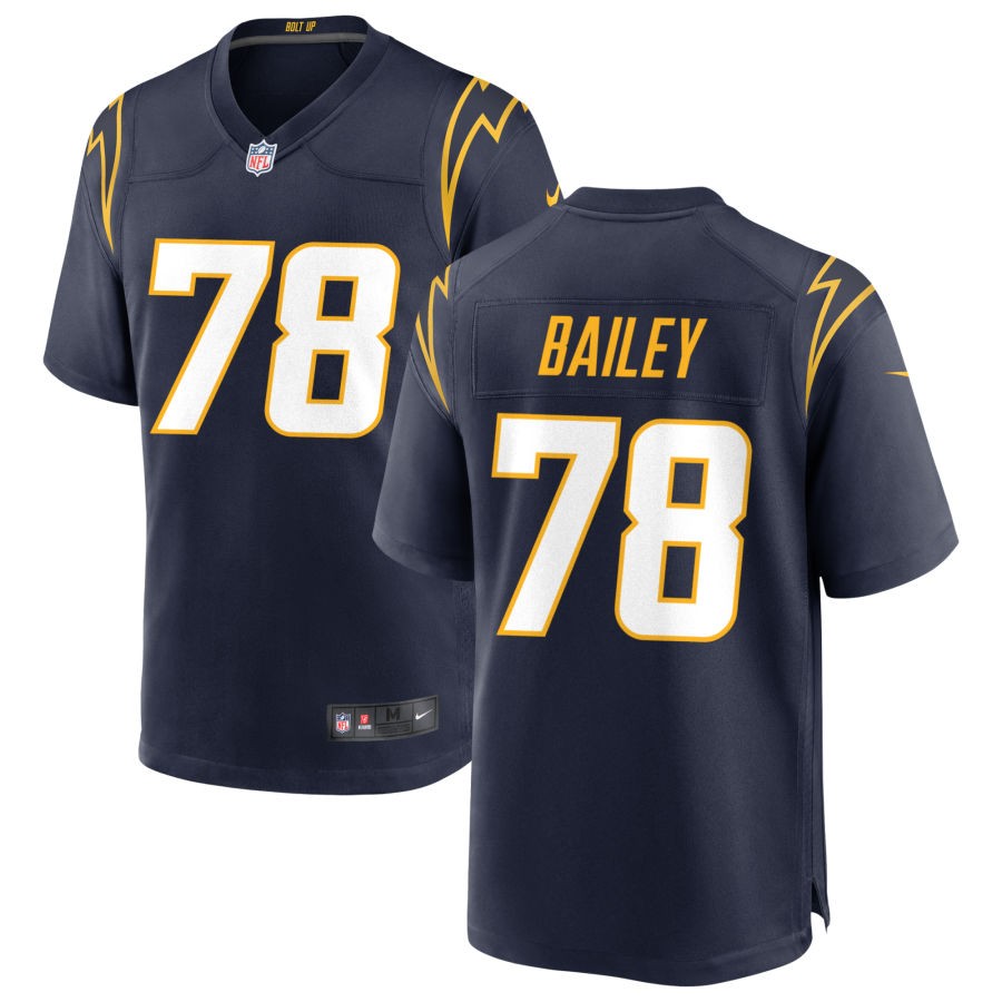 Zack Bailey Los Angeles Chargers Nike Alternate Game Jersey - Navy(S)