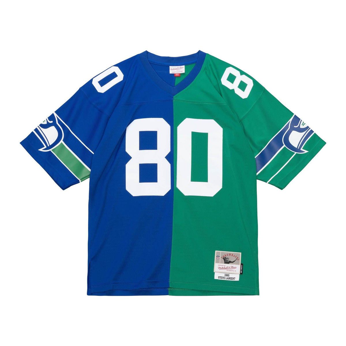 Split Legacy Steve Largent Seattle Seahawks 1985 Jersey(Small)