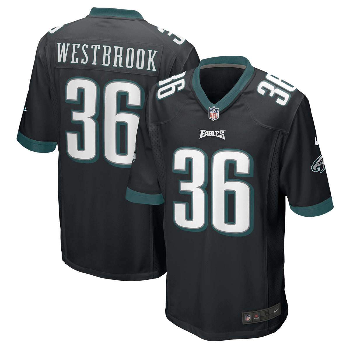 Brian Westbrook Philadelphia Eagles Nike Retired Player Alternate Game Jersey - Black(S)