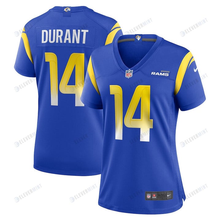 Cobie Durant Los Angeles Rams Women's Game Player Jersey - Royal(S/No)