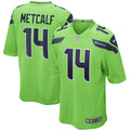 Men's Seattle Seahawks DK Metcalf Game Jersey Neon Green(S/Neon Green)