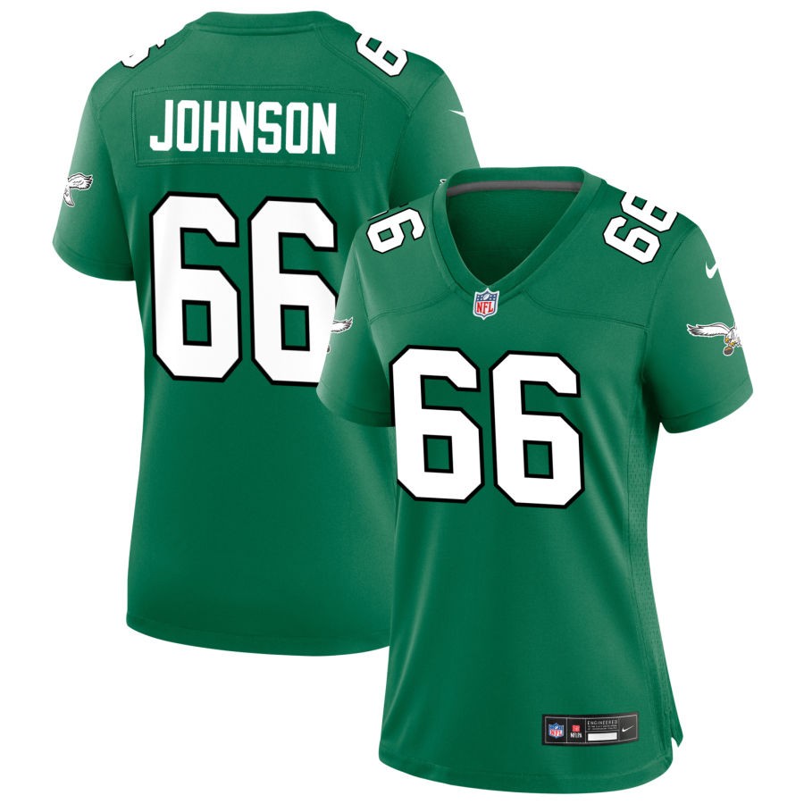 Roderick Johnson Philadelphia Eagles Nike Women's Alternate Game Jersey - Kelly Green(S)