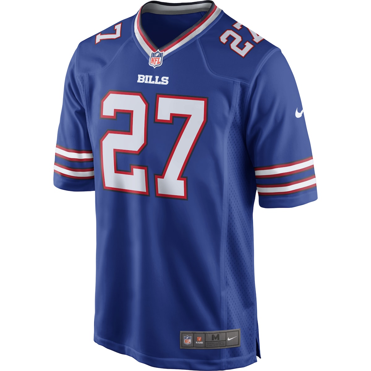 Men's Tre'Davious White Nike Bills Logo Game Jersey - Blue(S)