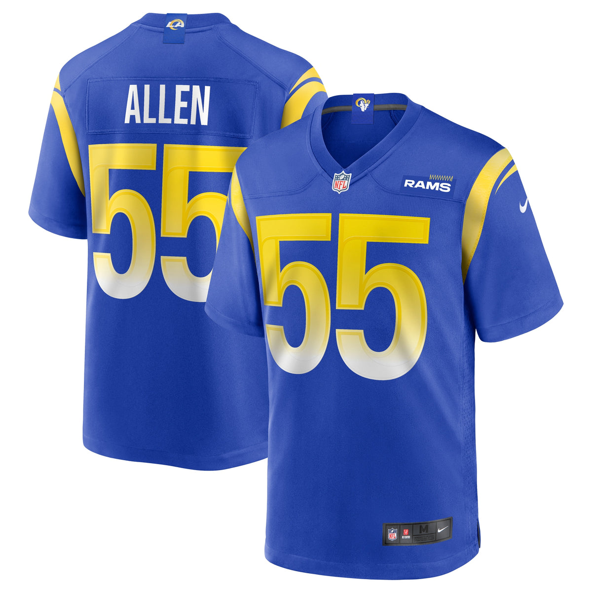 Brian Allen Los Angeles Rams Nike Game Jersey - Royal(S)