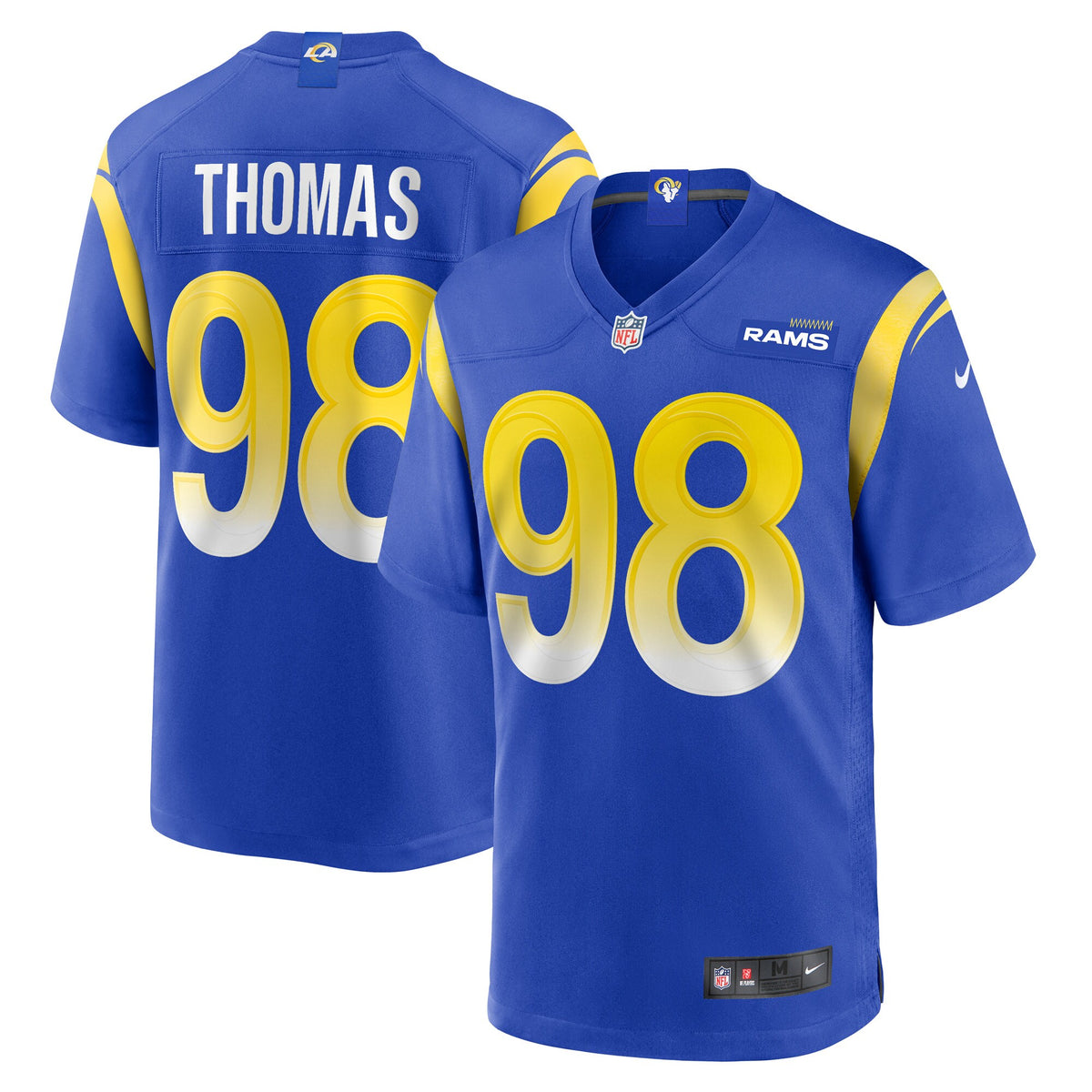 Brayden Thomas Los Angeles Rams Nike Game Player Jersey - Royal(S)