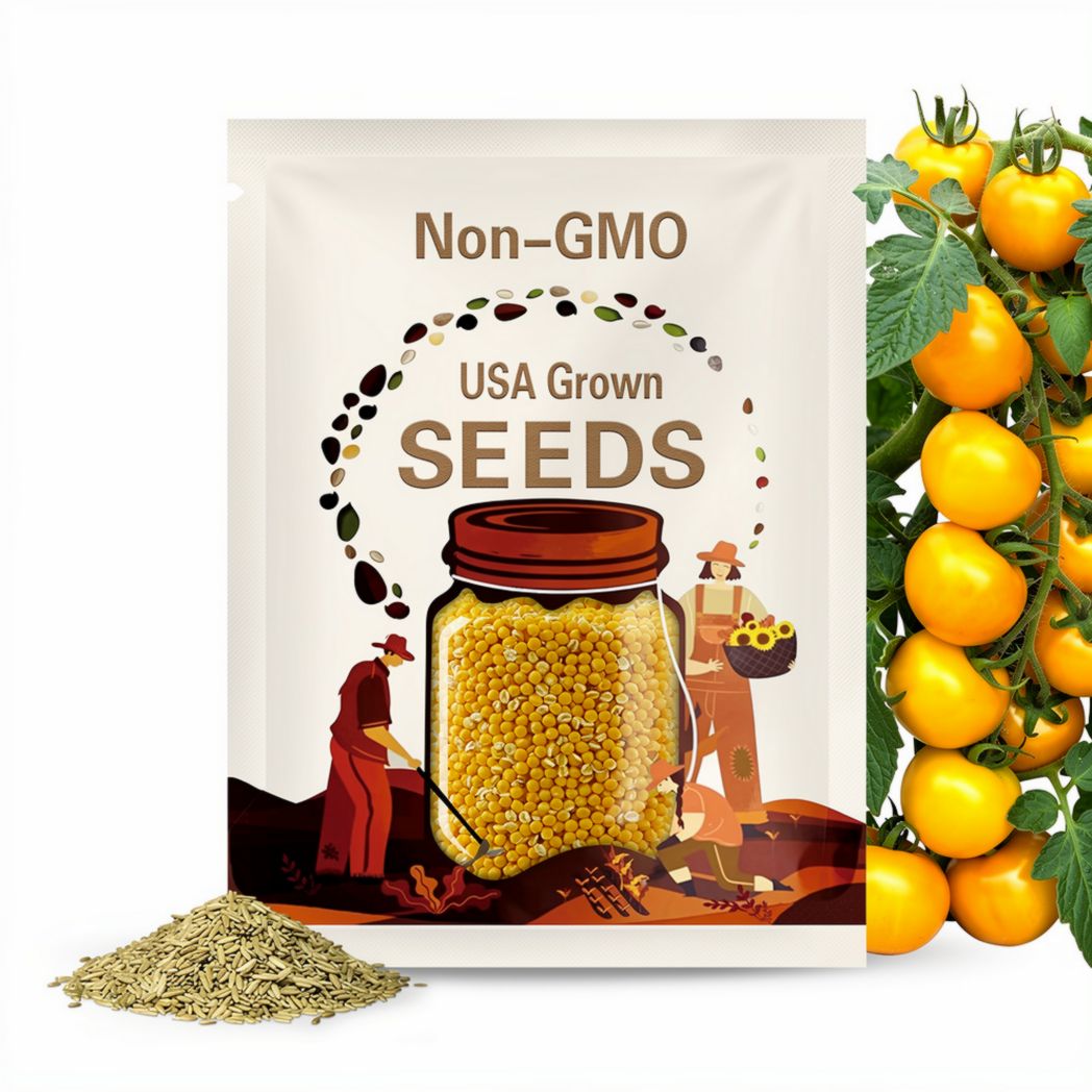 Birdie Jaune Micro Tomato Seeds: Yellow Cherry Dwarf Variety