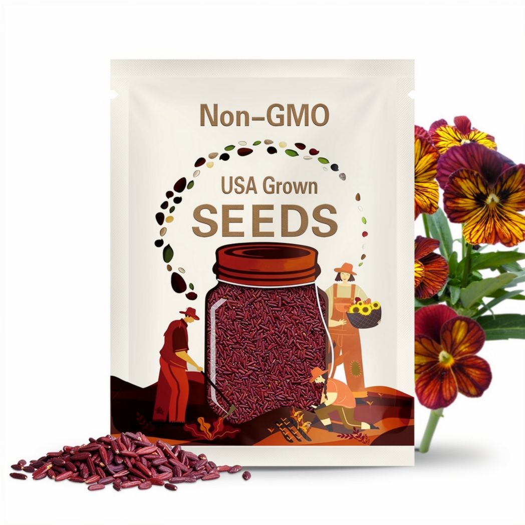 Red Tiger Eye Viola Seeds