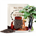 200 Eggplant Seeds - Talong Purple No.1 Heirloom, Philippines Most Used Eggplant - Premium Non-GMO, Open Pollinated, US Grown Seed