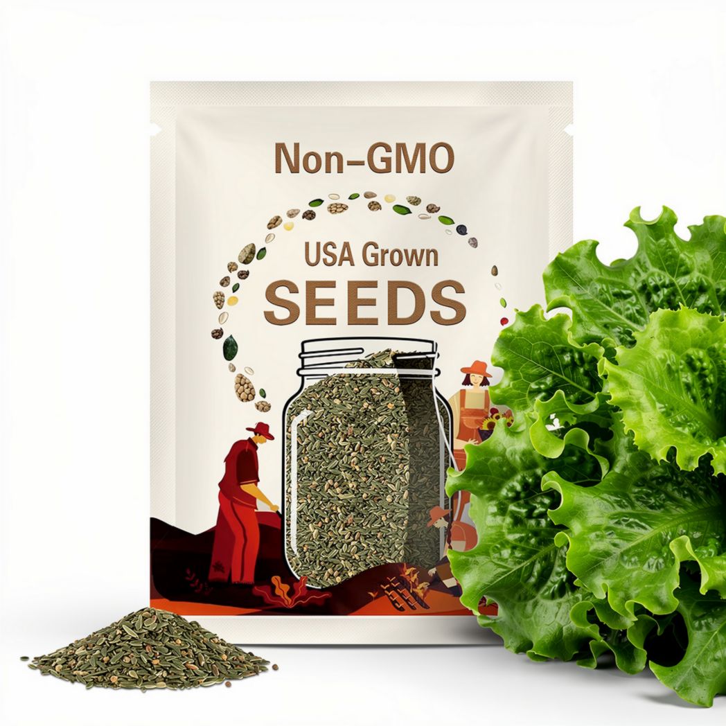 Lettuce Salad savor mix certified organic seeds 200