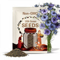 Love in a Mist, Jewel Mix | 200 Seeds | Miss Jekyll Flower | Medicinal Herb | Culinary Spice | Non-GMO | Nigella damascena