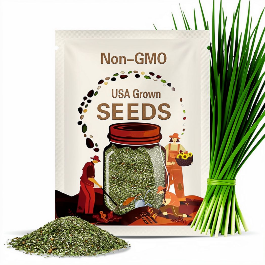 Garlic Chive Seeds 250 Non-GMO Herb Seeds | Fresh Garden Chives | Easy to Grow Culinary Herb | Perennial Edible Plant for Home Garden