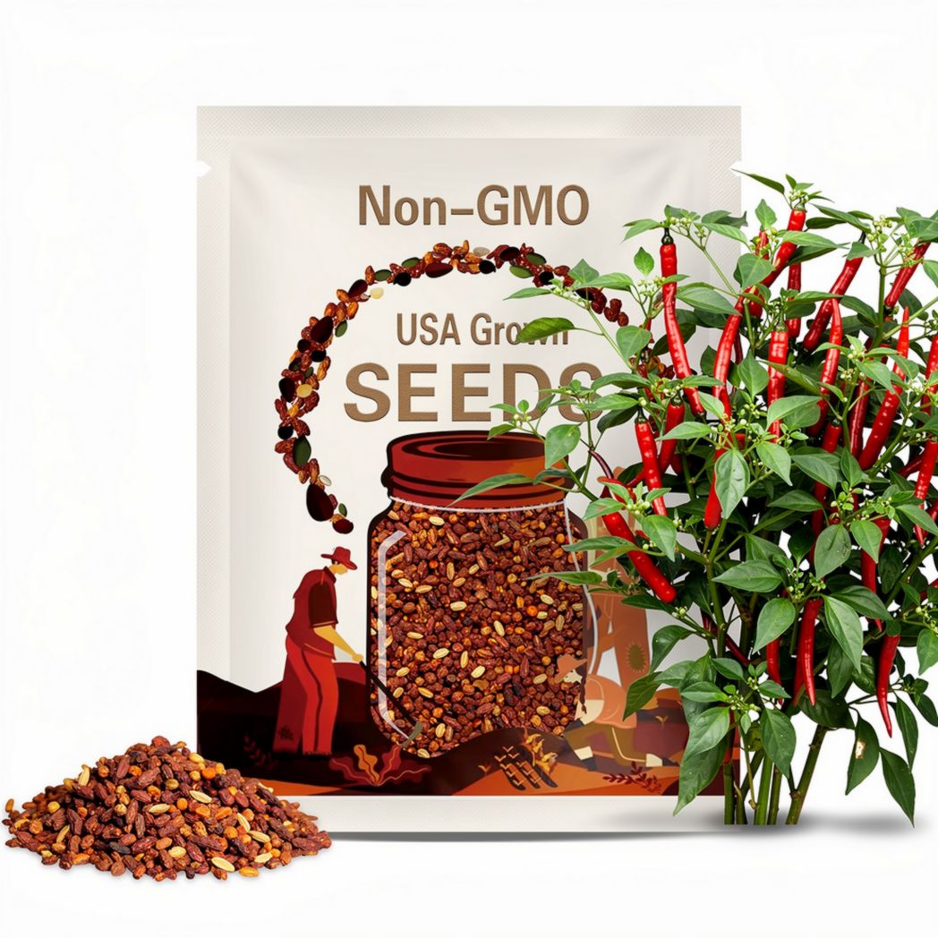 Organic Cayenne Pepper Seeds: Long Slim Variety, Home Grown (30 Seeds)
