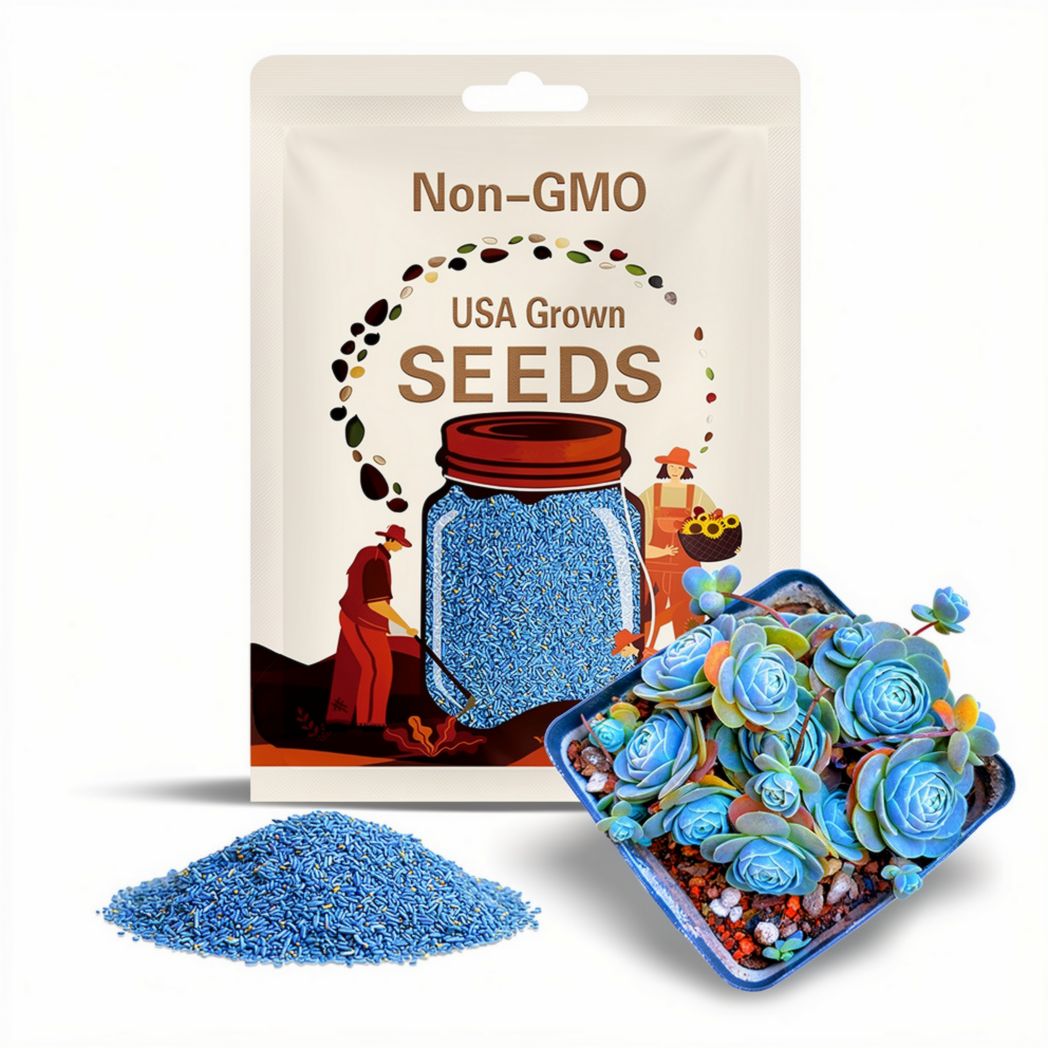 Blue Succulents Witchford Lithops Seeds, 100pcs/pack