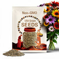 50 Heirloom Dahlia Seeds: Mixed Color Garden Flower Plants