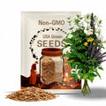 Certified Organic Herb Seeds (15-Pack) – Non GMO, Heirloom – Seed Starting Video