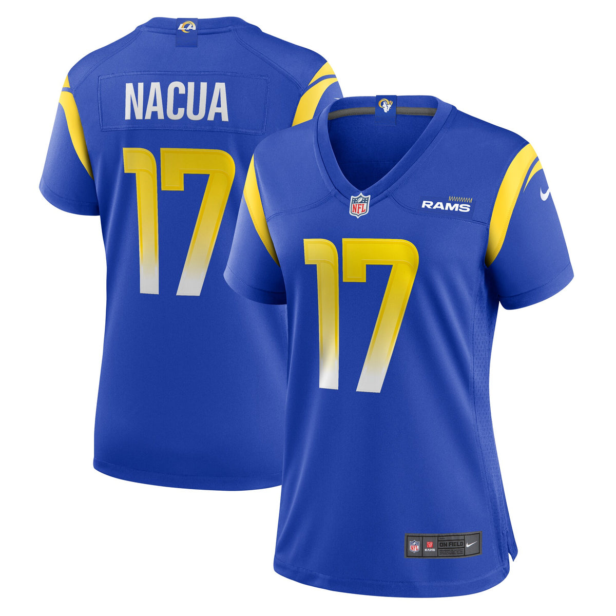 Puka Nacua Los Angeles Rams Nike Women's Home Game Jersey - Royal(S)