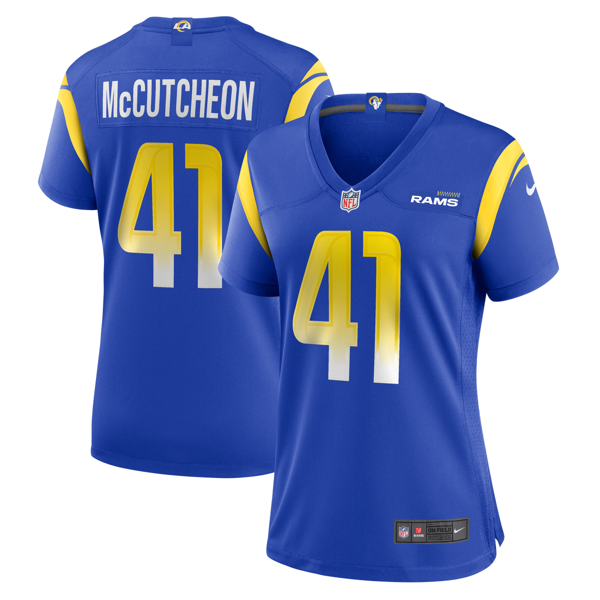 Cameron McCutcheon Los Angeles Rams Nike Women's  Game Jersey - Royal(S)