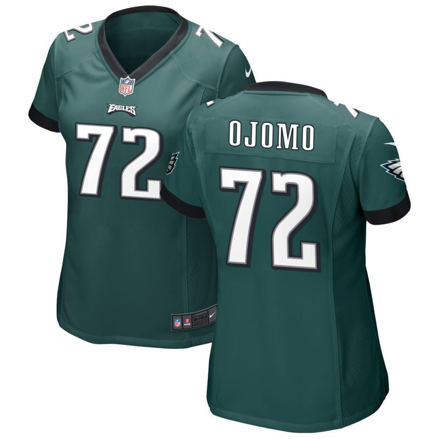 Moro Ojomo Philadelphia Eagles Nike Women's Game Jersey - Midnight Green(S)