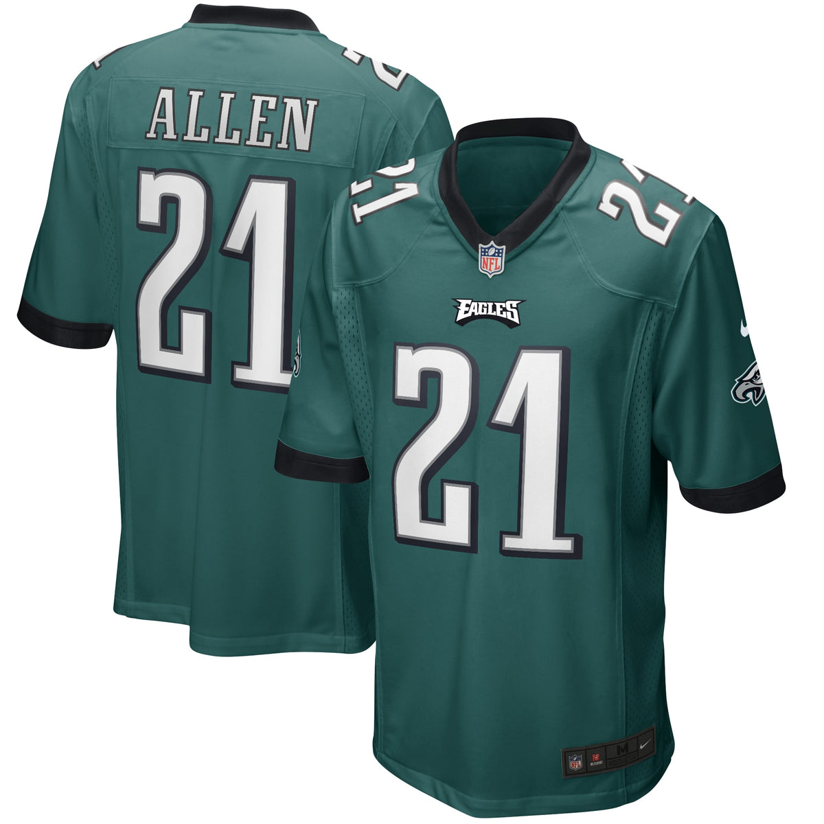 Eric Allen Philadelphia Eagles Nike Game Retired Player Jersey - Midnight Green(S)