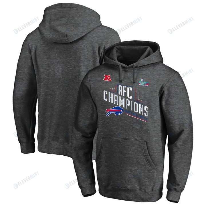 Buffalo Bills AFC Conference Champions Grey Pullover Hoodie(S)