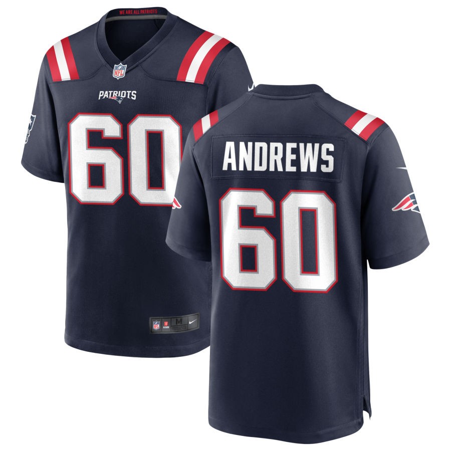 David Andrews Nike New England Patriots Game Jersey - Navy(S)