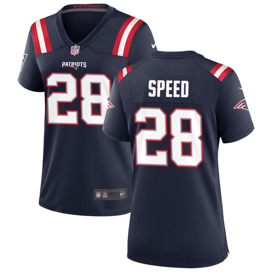 Ameer Speed New England Patriots Nike Women's Game Jersey - Navy(S)
