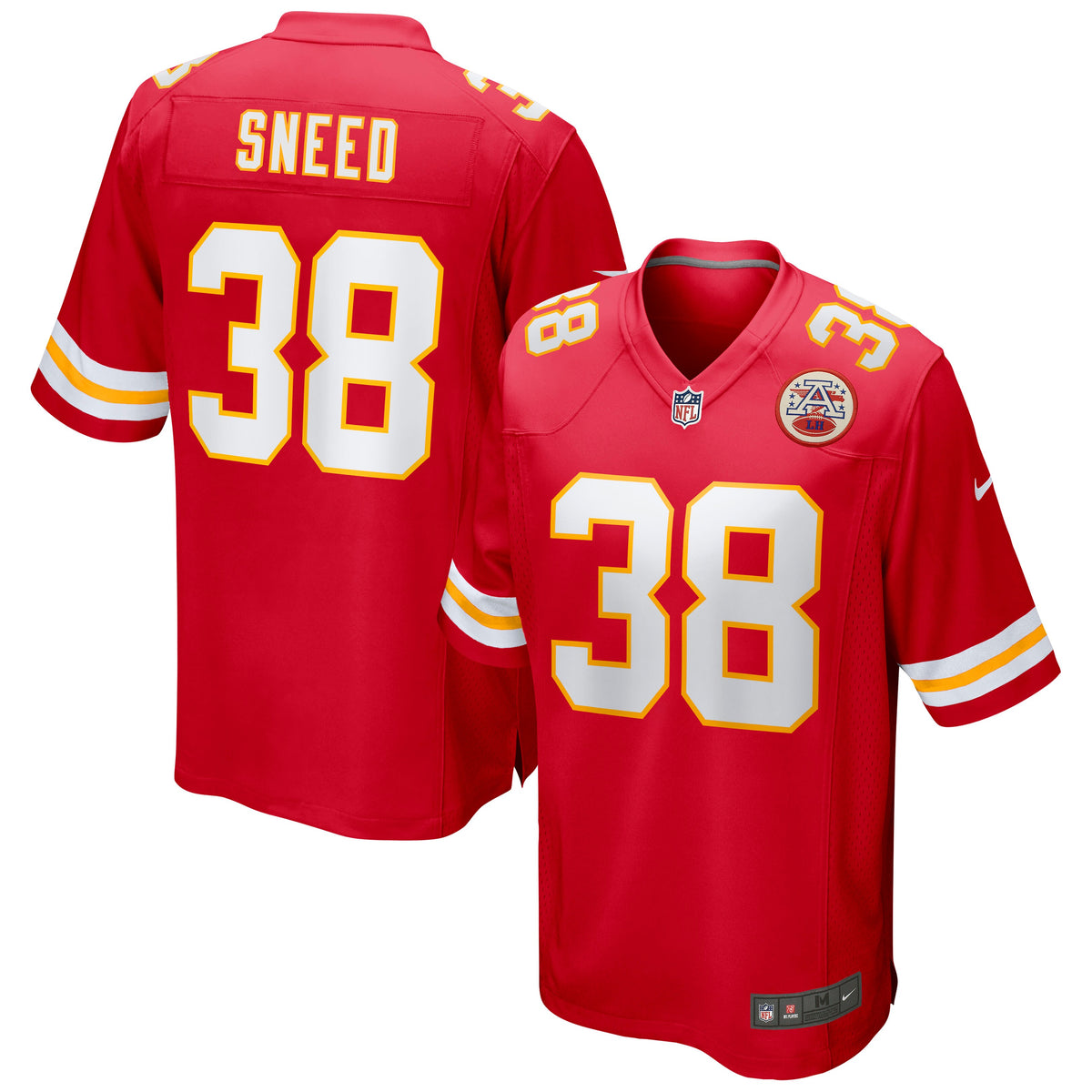 L'Jarius Sneed Kansas City Chiefs Nike Game Jersey - Red(S)