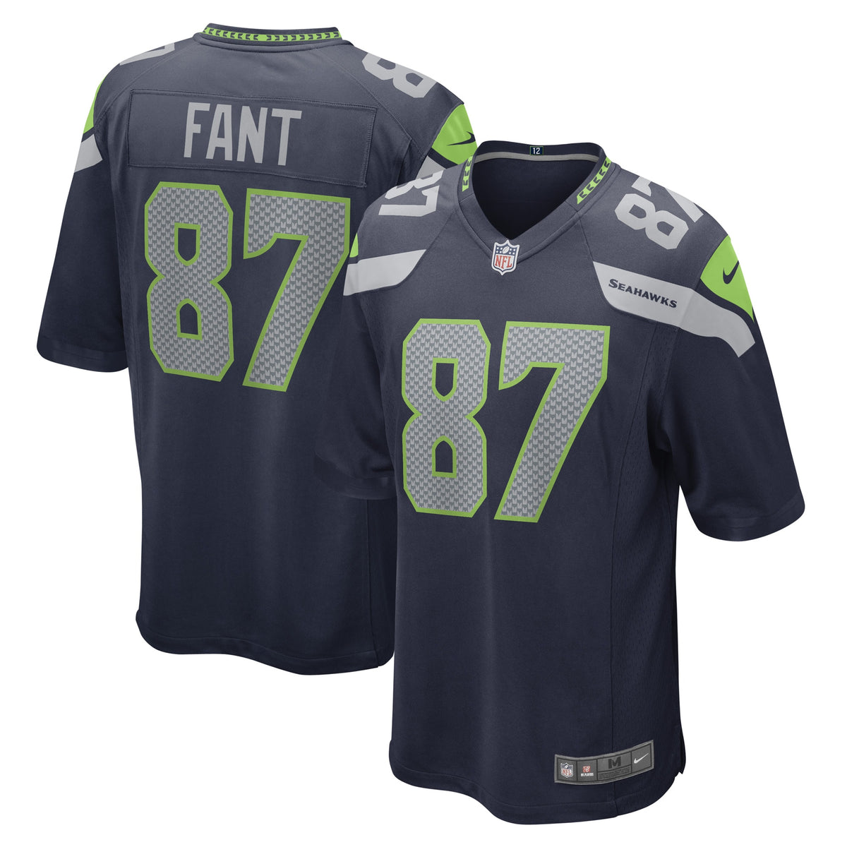 Noah Fant Seattle Seahawks Nike Game Player Jersey - College Navy(S)